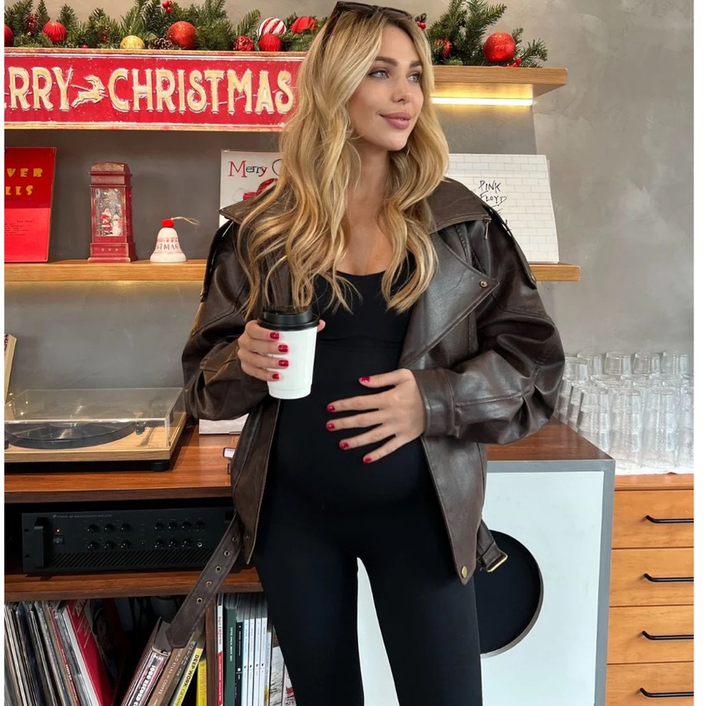 Lasora | Black Pregnancy Maternity Jumpsuit M/L
